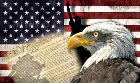 bigstock-American-Flag-And-Monuments-37491934